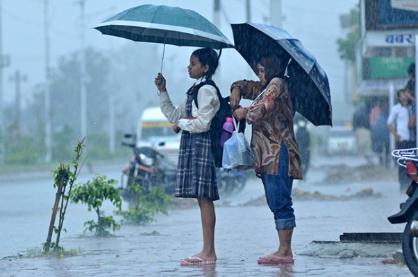 Monsoon arrives, on time after nine years